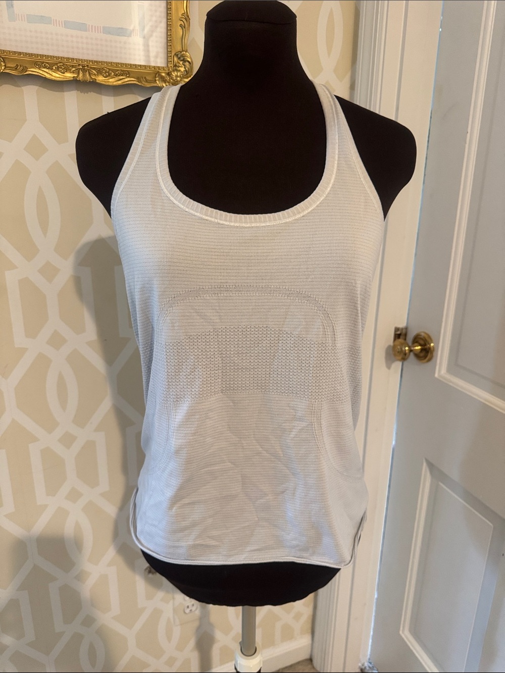 lululemon athletica White Racerback Tank Top